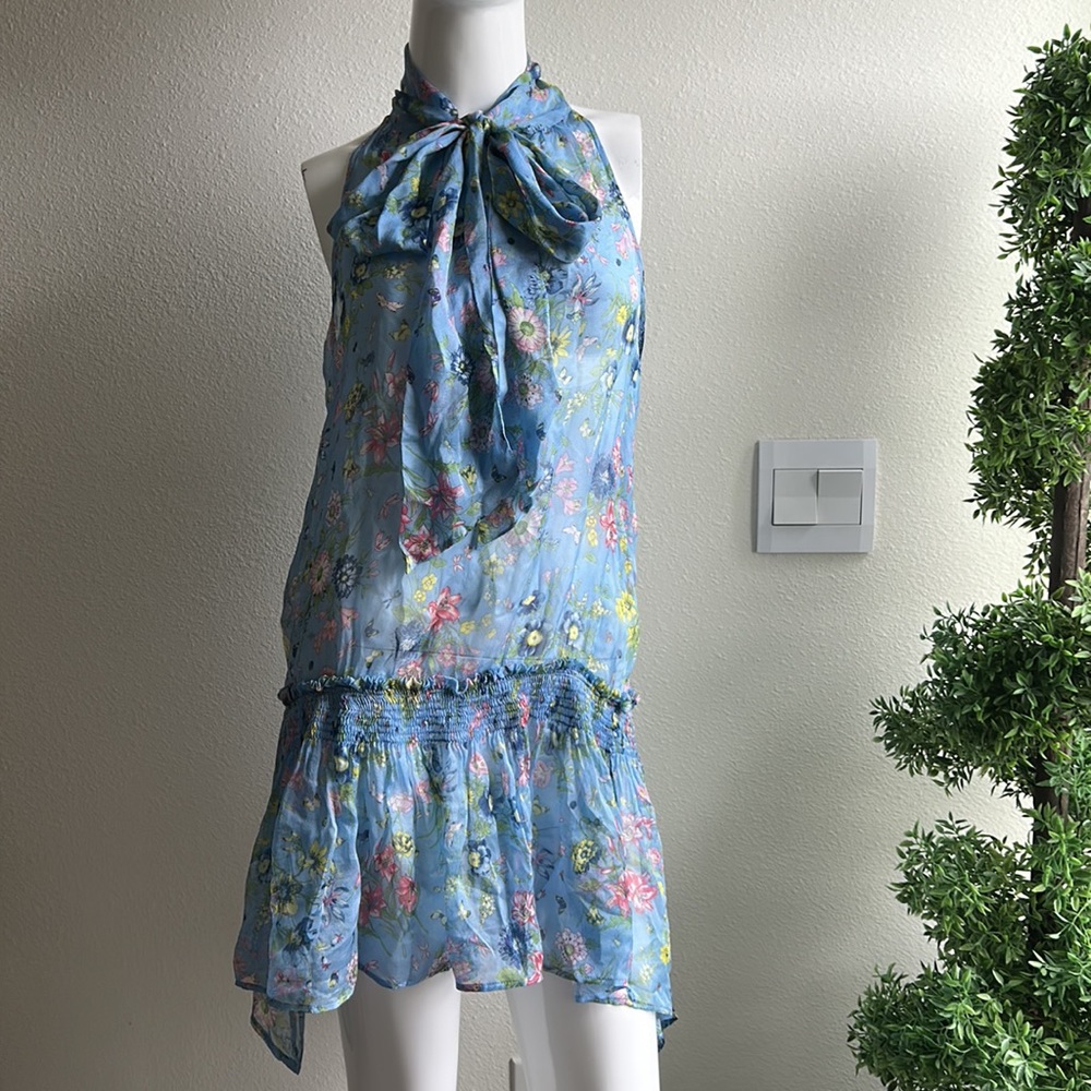 ZARA WOMAN SHIRT TOP BLOUSE MINI DRESS SIZE S NWOT
